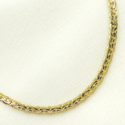 14K Solid Gold Flat Snake Chain